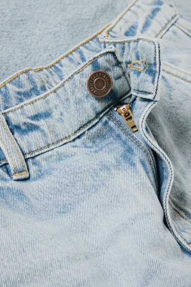 Copii - Băieți - Cargo jeans - jeans termoizolanți - denim-albastru deschis