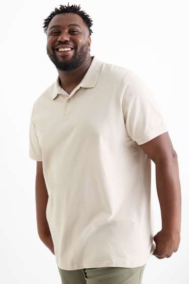 Bărbați - Tricou polo - bej