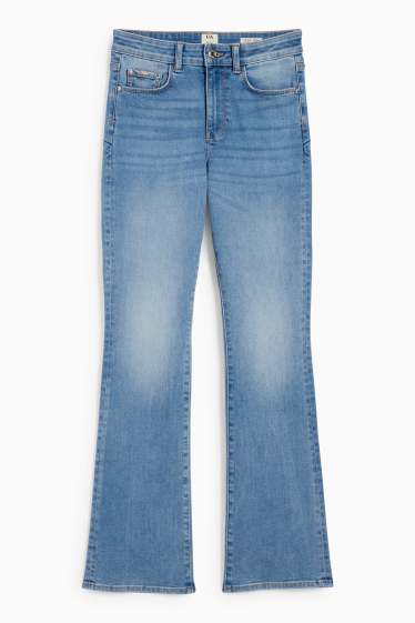 Femei - Bootcut jeans - talie medie - jeans modelatori - LYCRA® - denim-albastru deschis
