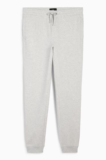 Bărbați - Pantaloni de trening - gri deschis melanj
