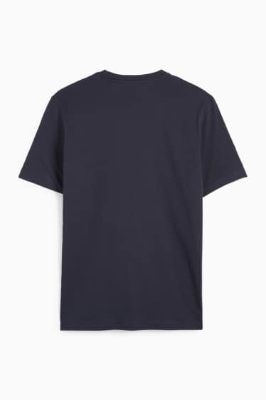 Men - T-shirt - regular fit - dark blue