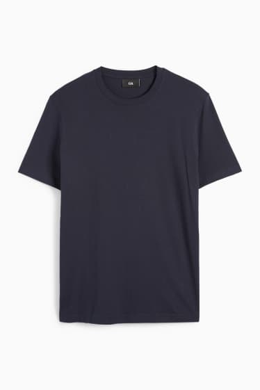 Men - T-shirt - regular fit - dark blue