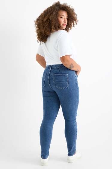 Femei - Jegging jeans - talie înaltă - denim-albastru