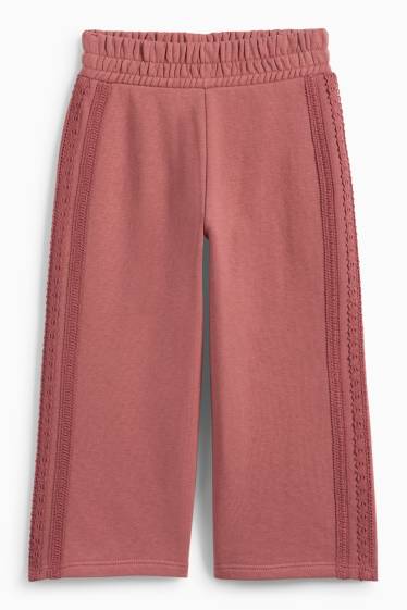 Copii - Fete - Pantaloni de trening - roz închis