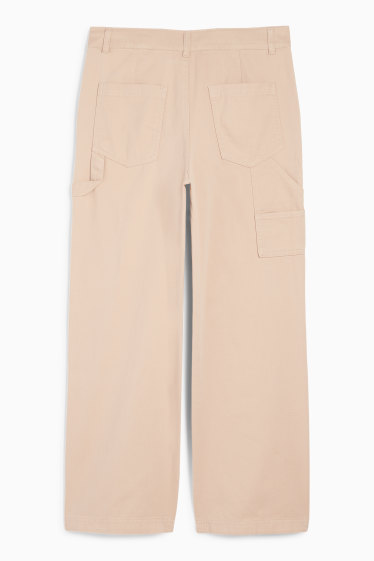 Copii - Fete - Pantaloni de stofă - bej