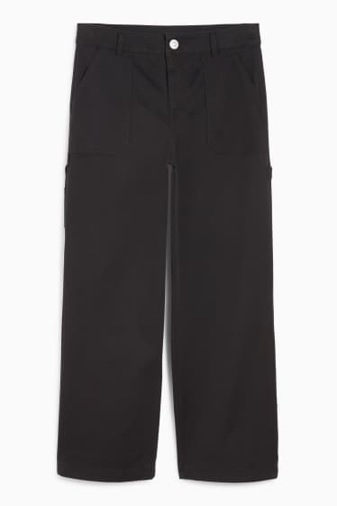 Copii - Fete - Pantaloni de stofă - negru