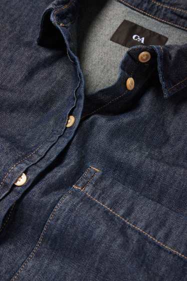 Femei - Bluză fără mâneci din denim - negru