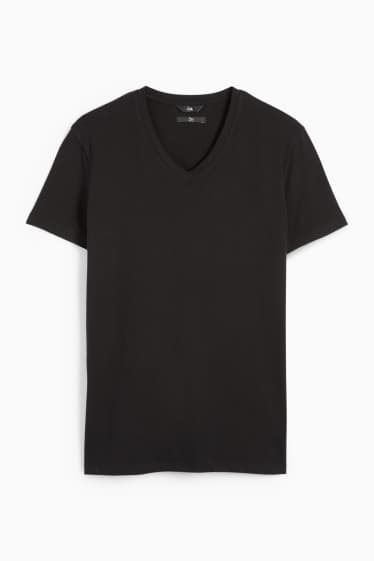 Bărbați - Tricou - slim fit - Flex - negru