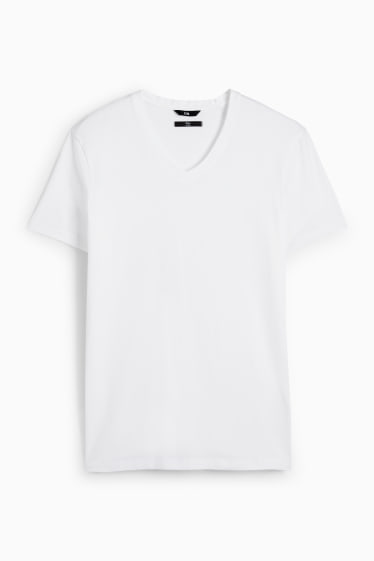 Bărbați - Tricou - slim fit - Flex - alb