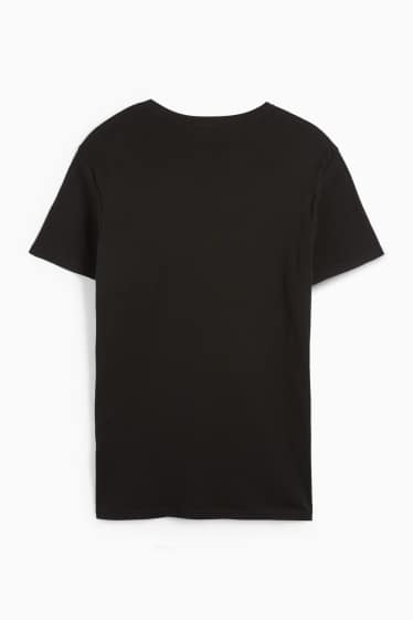 Bărbați - Tricou - slim fit - negru