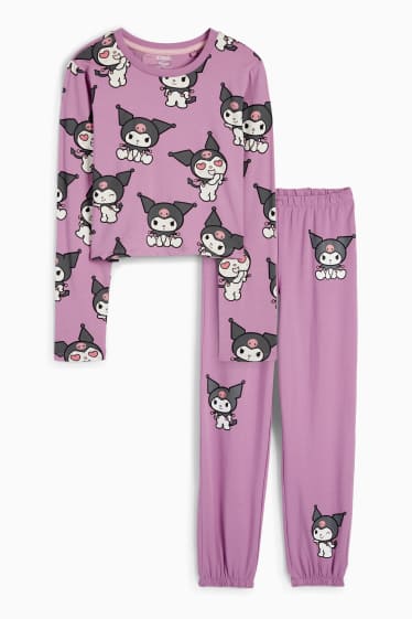 Copii - Fete - Kuromi - pijama - 2 piese - violet