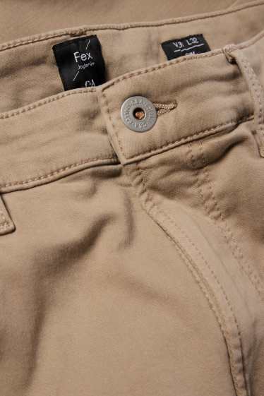 Bărbați - Slim jeans - Flex jog denim - LYCRA® - bej