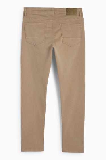 Bărbați - Slim jeans - Flex jog denim - LYCRA® - bej