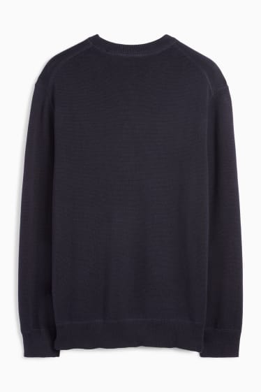 Herren - Pullover - dunkelblau