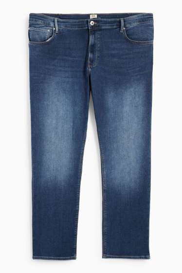 Bărbați - Slim jeans - Flex jog denim - LYCRA® - denim-albastru închis