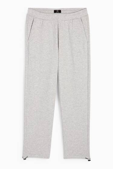 Bărbați - Pantaloni de trening - gri deschis melanj