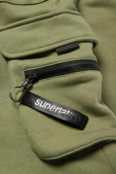 Bărbați - Pantaloni de trening cargo - verde