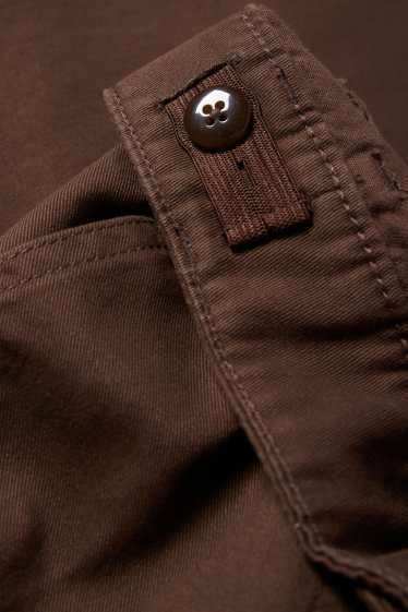 Copii - Fete - Pantaloni de stofă - maro închis