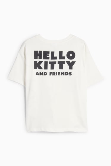 Copii - Fete - Hello Kitty and Friends - tricou cu mânecă scurtă - alb