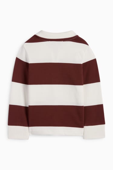Copii - Băieți - Tricou polo - cu dungi - alb-crem