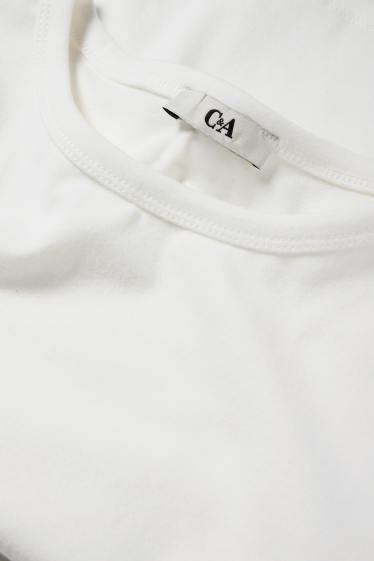 Femei - Tricou - slim fit - alb