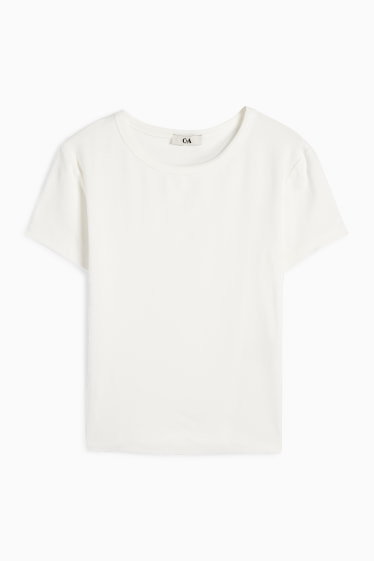 Femei - Tricou - slim fit - alb