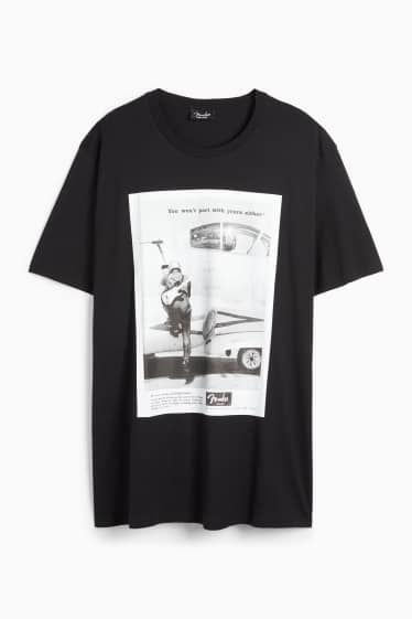 Bărbați - Tricou - regular fit - Fender - negru