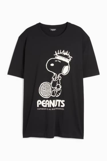 Bărbați - Tricou - regular fit - Peanuts - negru
