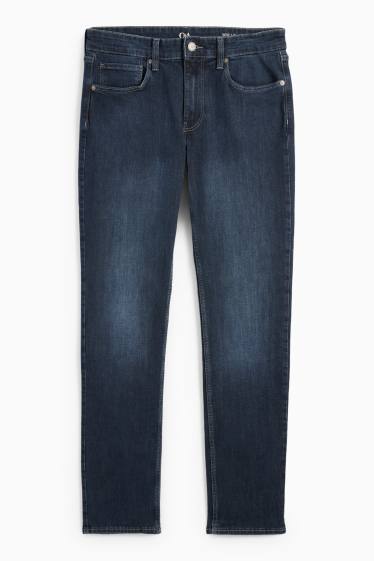 Bărbați - Slim jeans - LYCRA® - denim-albastru închis