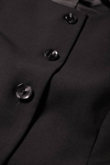 Femei - Vestă - tailored fit - negru
