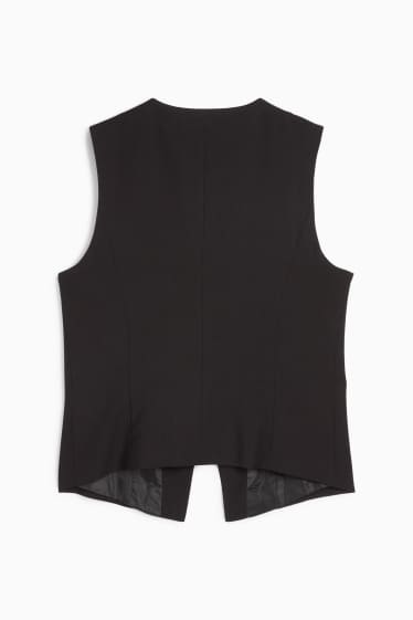 Femei - Vestă - tailored fit - negru