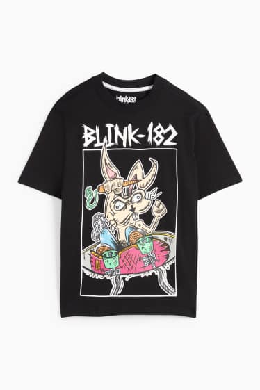 Copii - Băieți - Blink 182 - tricou cu mânecă scurtă - negru