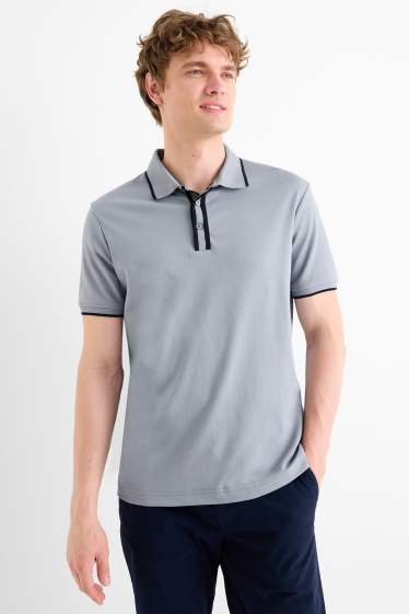 Bărbați - Tricou polo - gri