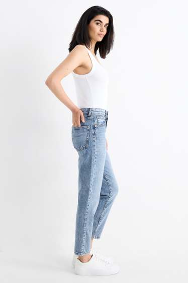 Donna - Mom jeans - vita alta - LYCRA® - jeans blu