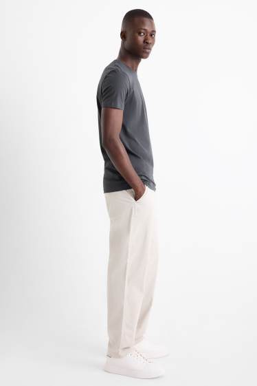 Bărbați - Chino - tapered fit - bej deschis