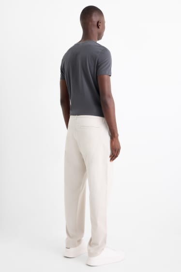 Bărbați - Chino - tapered fit - bej deschis