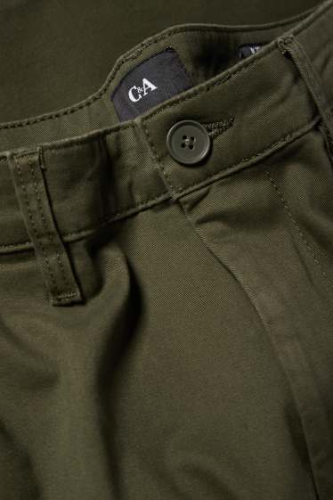 Bărbați - Chino - regular fit - verde închis