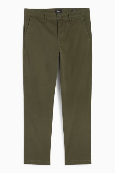 Bărbați - Chino - regular fit - verde închis