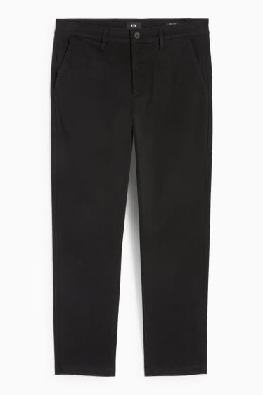 Bărbați - Chino - regular fit - negru