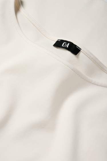 Women - Long sleeve top - cremewhite