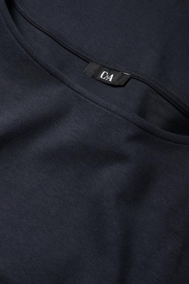 Dames - Longsleeve - donkerblauw