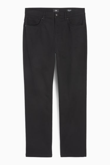 Bărbați - Pantaloni - regular fit - negru
