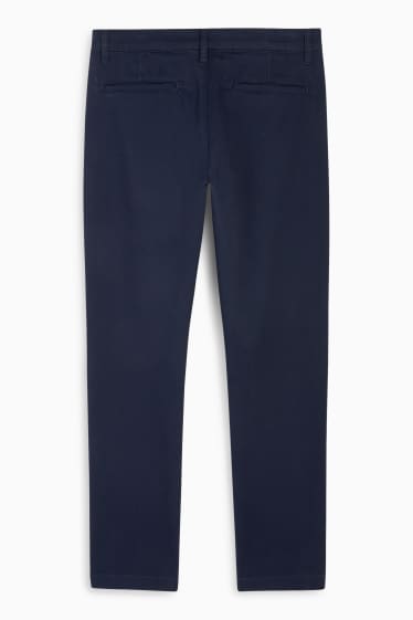 Bărbați - Chino - slim fit - albastru închis