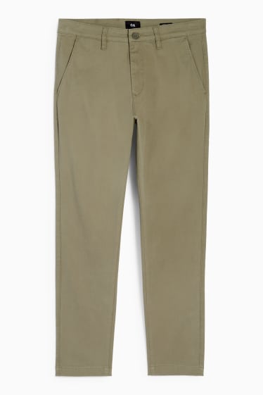 Bărbați - Chino - slim fit - kaki