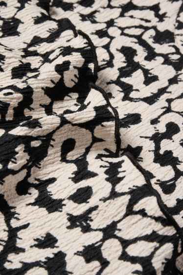 Femei - Tricou - regular fit - imprimeu de leopard - negru / nej