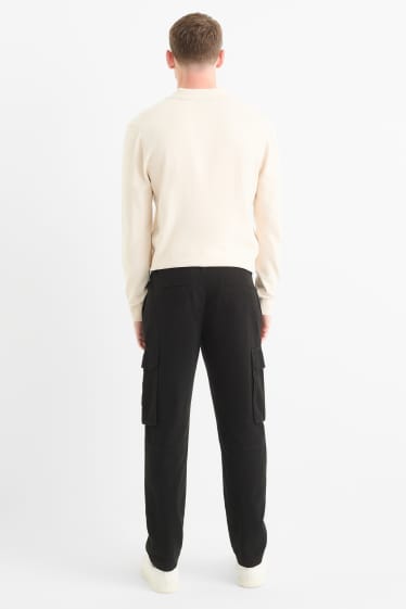 Bărbați - Pantaloni cargo - negru