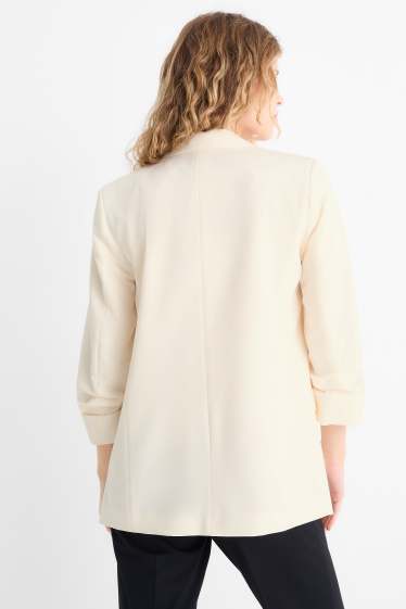 Femei - Blazer - relaxed fit - alb-crem