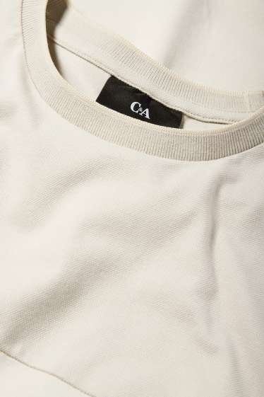 Uomo - T-shirt - regular fit - beige
