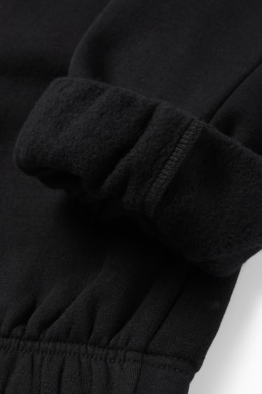 Bărbați - Pantaloni de trening cargo - negru