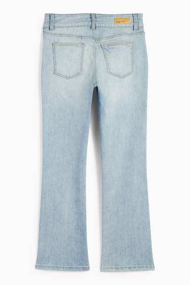 Copii - Fete - Bootcut jeans - LYCRA® - denim-albastru deschis